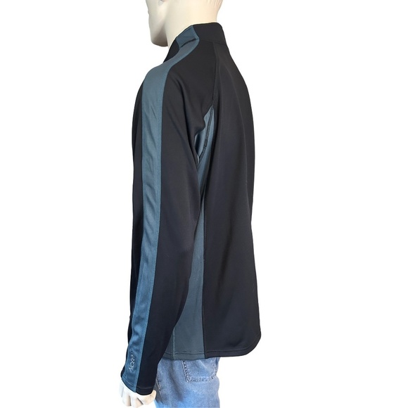 KARBON Fitness Athletic Jacket Embroidered ebay logo Quarter Zip Y2K NWT RARE - Picture 10 of 16